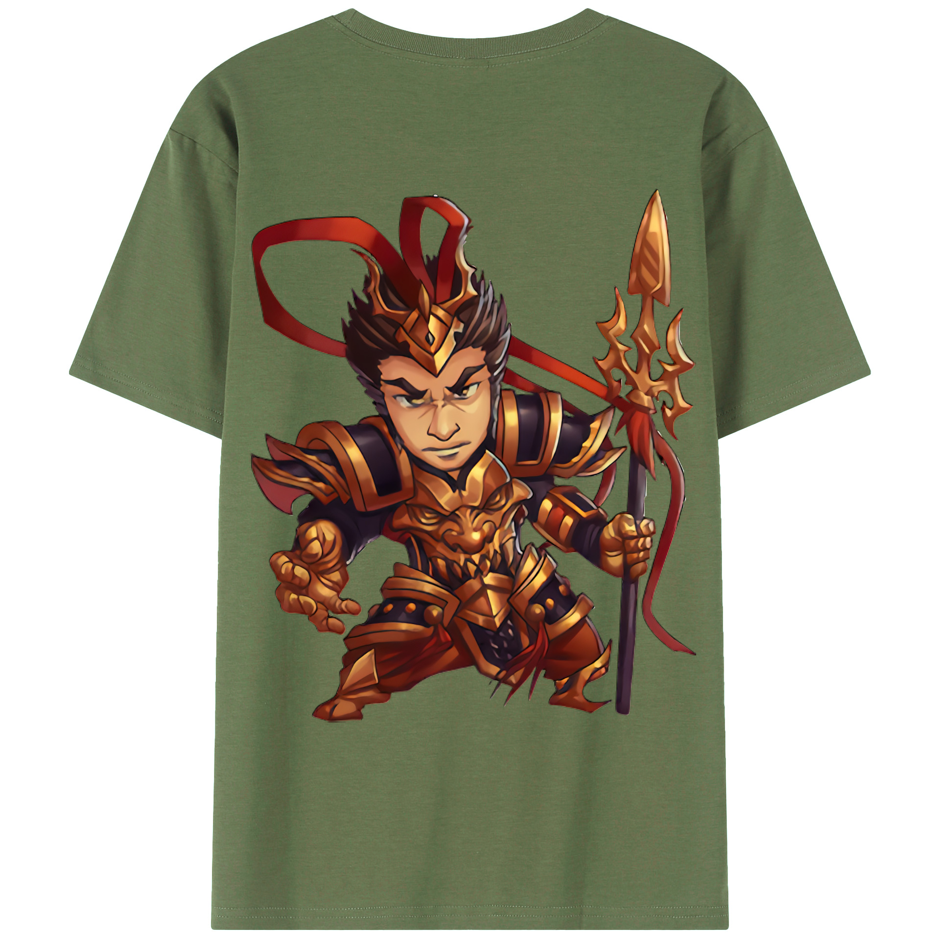 （画像用） リーグ・オブ・レジェンド League of Legends LOL 綿100％ メンズ半袖Tシャツ（バックプリント） 通気性